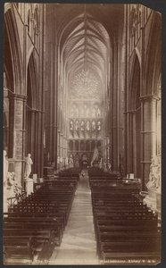 The Transept, from the North, Westminster Abbey