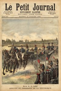 The arrival of the president of the French republic Sadi Carnot by Unknown artist