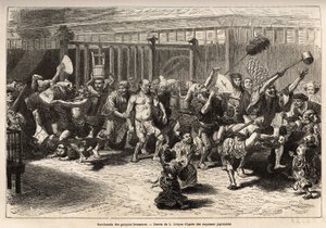 The bacchanal of the brewers, on New Year