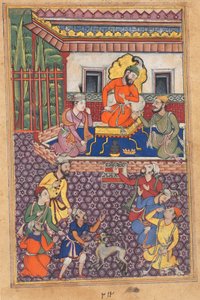 The court of the Raja of Ujjain, from Tales of a Parrot: Forty-sixth Night by Unknown artist