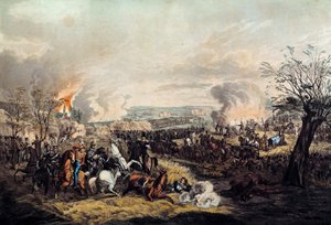 The Death of Duke Frederic Guillaume of Brunswick at the Battle of Quatre Bras