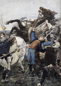 The Death of Joseph Bara (1779-1793), Drummer in the Republican Troops and Probably Killed by Thieves (Engraving from 1894) by Unknown artist