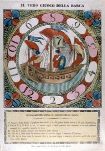 The game of the boat. 18th century