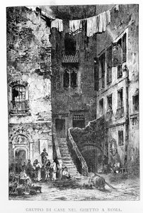 The Ghetto of Rome in the 19th Century