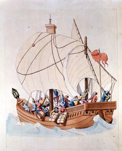 Loading of a 13th Century Caravel