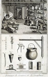 The manufacture of Gruyère and Gerardmer cheeses - in “Encyclopédie” by Diderot and d