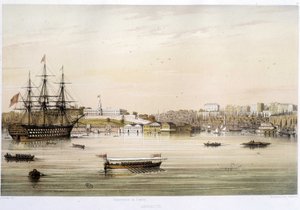 The port or Admiralty of Istanbul in the 19th century