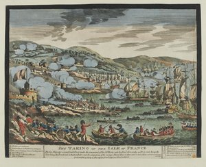 The taking of the Isle of France (Mauritius), 2 December 1810 by Unknown artist