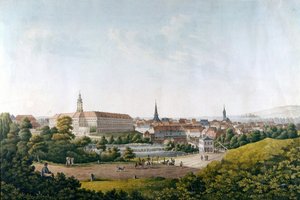 The town of Weimar at the end of the 18th century