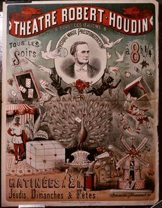 Theatre Robert Houdin poster, c.1860-75 by Unknown artist
