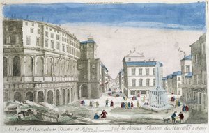 Theatre of Marcellus in Rome - Optical view by Unknown artist