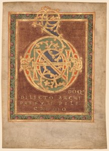 Title Page of Abbot Berno