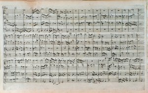 Title Page of The Art of the Fugue, the Last and Incomplete Fugue by Unknown artist