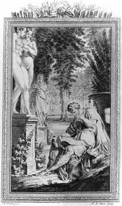 Titus Lucretius Carus (Lucrece) Roman philosopher and poet in 