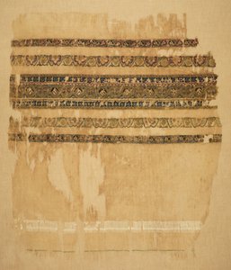 Turban or Shawl End with Tiraz and Gold by Unknown artist