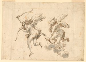 Two Cupids by Unknown artist