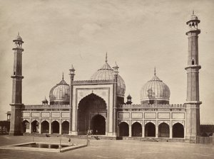 Untitled (Jama Masjid, Delhi) by Unknown artist