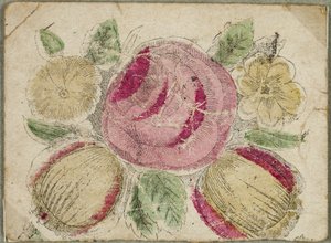 Untitled Valentine (Pink and Yellow Flowers) by Unknown artist