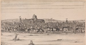 View of Old St. Pauls Across the River by Unknown artist