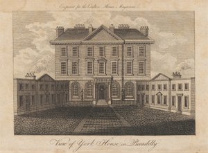 View of York House in Piccadilly by Unknown artist