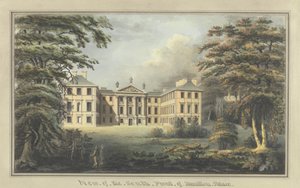 View of the South Front of Hamilton Palace by Unknown artist