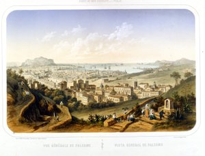 View of the city of Palermo, 1850 (engraving from 1860) by Unknown artist
