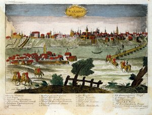 View of the City of Warsaw in Poland. End of the 18th Century by Unknown artist