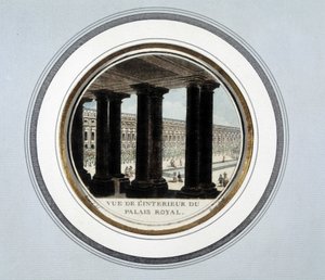 View of the interior of the Royal Palace (engraving)