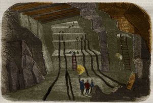 View of the Iron Mines of Stahlberg in Alsace