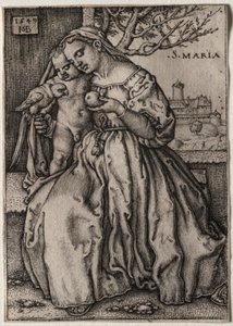 Virgin and Child with Parrot by Unknown artist