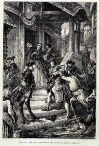 Voltaire arrested in Frankfurt by order of the great Frederick II - in 