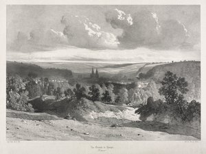 Picturesque and Romantic Voyages in Old France. Brittany: General View of Quimper by Unknown artist