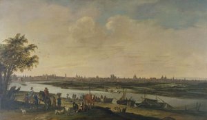 General View of Paris, Taken from the Bottom of the Hill of Chaillot, circa 1650 by Unknown artist