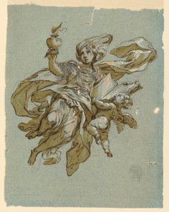 Wall Painting with Allegory of Vigilance by Unknown artist
