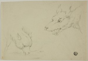 Wolf and Lamb by Unknown artist