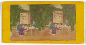 Women and Children Seated at a Table