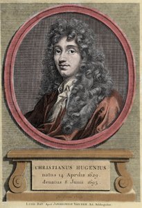 Portrait of Christiaan Huygens, Dutch physicist and mathematician
