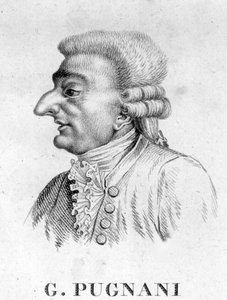 Portrait of Gaetano Pugnani. Italian Violinist and Composer (b at Turin)