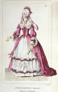 Portrait of Jeanne-Antoinette Poisson, Marquise of Pompadour (Madame de Pompadour) by Unknown artist