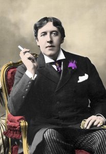 Portrait of writer Oscar Wilde. 19th century photograph by Unknown artist
