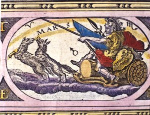 Representation of the God Mars