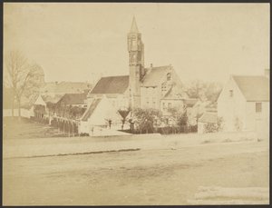 Cathedral and Surrounding Village by Unknown artist/maker