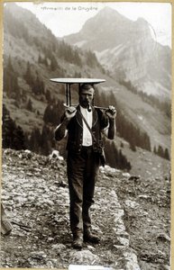 Armailli de la Gruyère - postcard, late 19th century by Unknown photographer