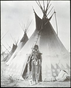 Blackfoot Indian, Calgary Area by Unknown photographer