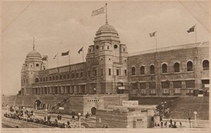 Entrance to Stadium, British Empire Exhibition, Wembley by Unknown photographer
