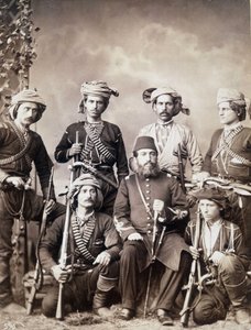 Georgian Warriors of Batum, City of Georgia, Capital of Adjaria by Unknown photographer