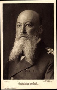 Grand Admiral Alfred von Tirpitz, Portrait by Unknown photographer