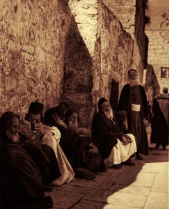 Jews at the Western Wall