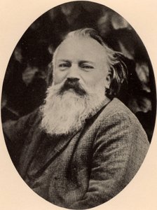 Johannes Brahms by Unknown photographer