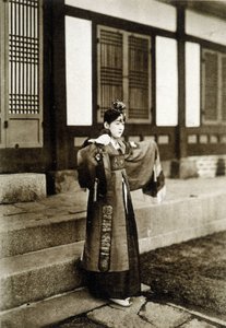 Korean dancer Kusang (late 19th century)